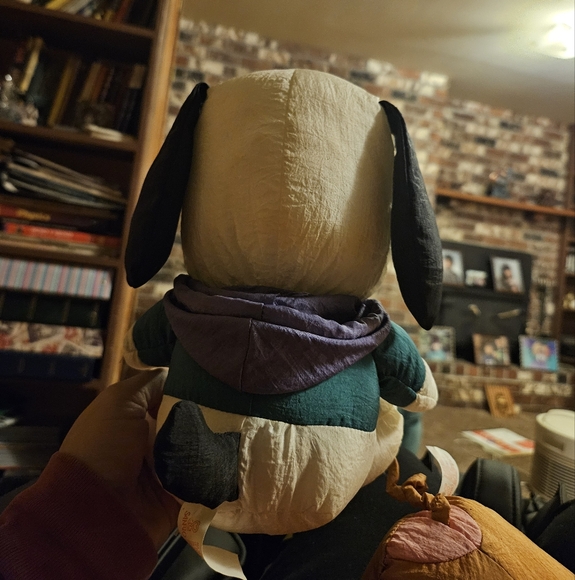 Vintage 90s Sanrio Pochacco Nylon Stuffed Animal - Picture 2 of 3